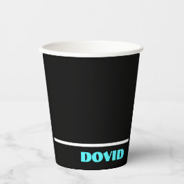 Black neon upsherin kopp