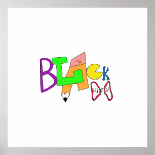 Black Nerds Original Logotyp Poster