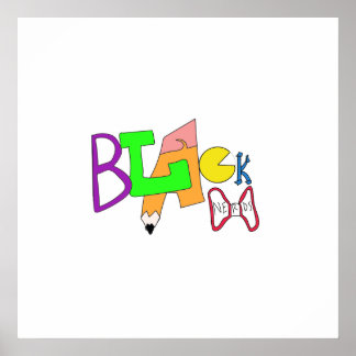 Black Nerds Original Logotyp Poster