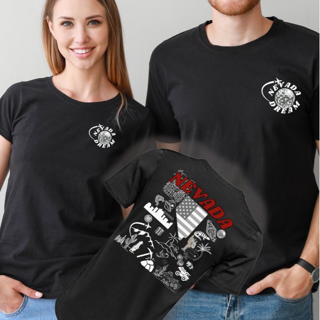 Black Nevada Dream Las Vegas T-shirt (Skapare uppladdad)
