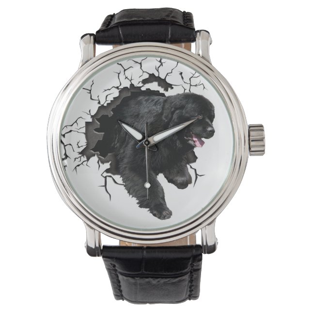 Black Newfoundland Watch Armbandsur (Framsida)