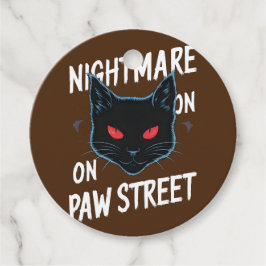 Black Nightmare Gåvor Etiketter