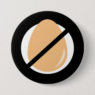 Black No Eggs Kids Egg Allergy Alert Knapp