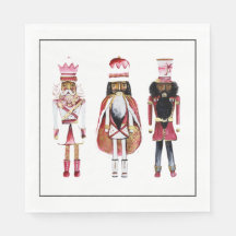 Black Nutcracker Pappersservett