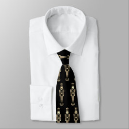 Black Nutcracker Soldier jul Tie Slips
