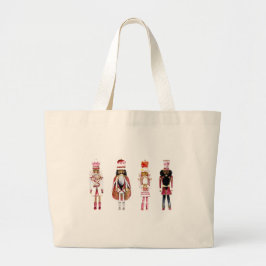 Black Nutcracker Tote Bag Jumbo Tygkasse