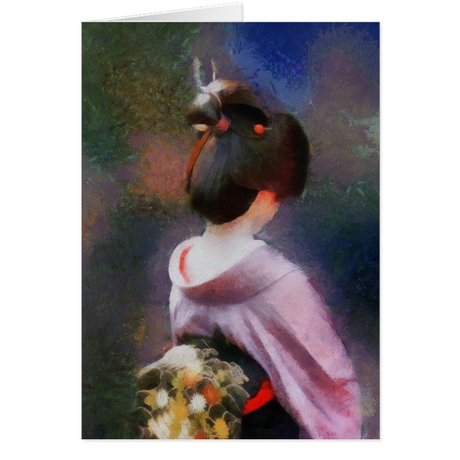 Black Obi-kortet Hälsningskort (Framsidan)