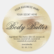 Bläck och folieproduktetiketter i en guldstil