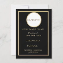 BLACK- OCH GULD-FLATKORT - W/OR W/O ENVELOP