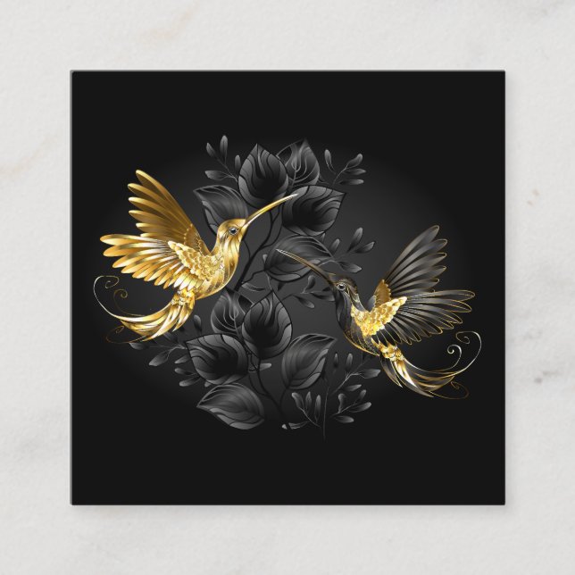 Black och Guld Hummingbird (Framsida)