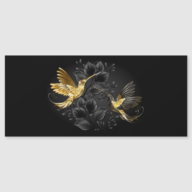 Black och Guld Hummingbird (Framsida)