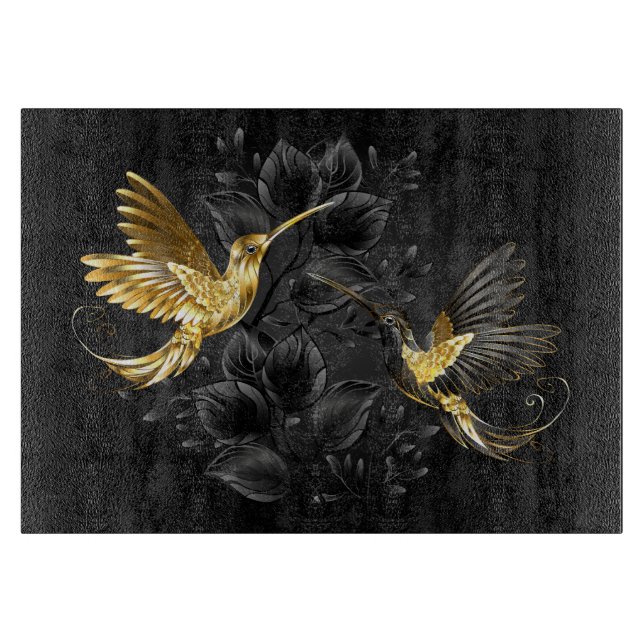 Black och Guld Hummingbird (Framsidan)