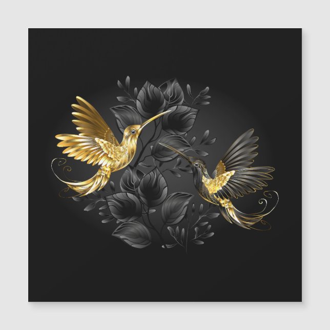 Black och Guld Hummingbird (Framsida)