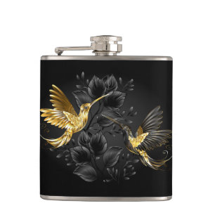 Black och Guld Hummingbird Fickplunta