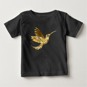 Black och Guld Hummingbird T Shirt