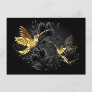 Black och Guld Hummingbird Tilläggskort