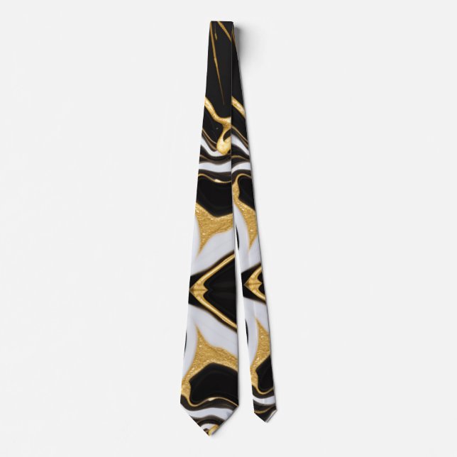 Black och Guld Marble Slips (Framsida)