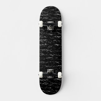 Black och Silver Stone Skateboard Bräda 20,5 Cm