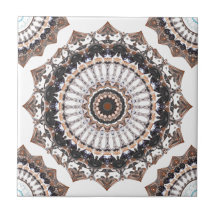 Black och Tan Mandala Mönster