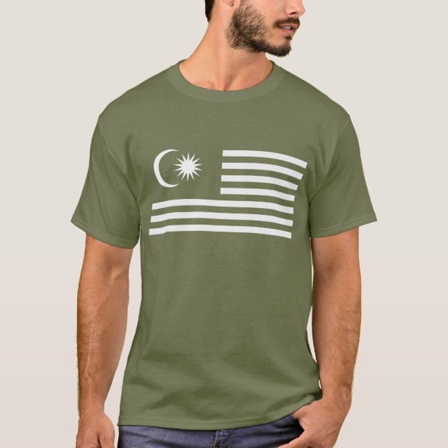 BLACK- OCH VITFRIHETSPATRIOTKONSTRUKTION T SHIRT (Framsida)