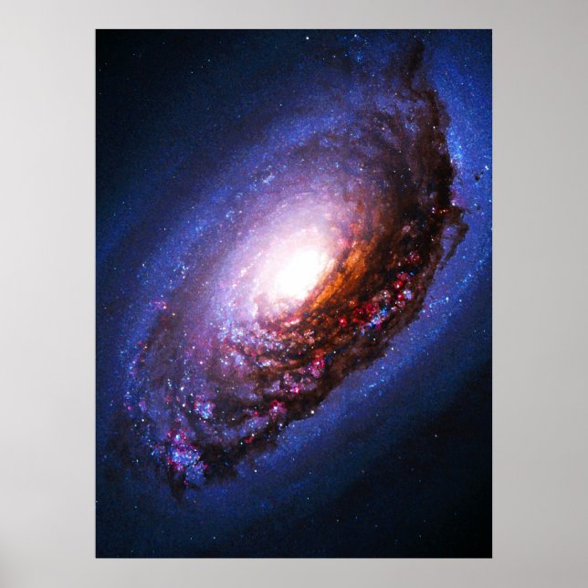 Black Öga Galaxy - Messier 64 (M64) Poster (Framsidan)