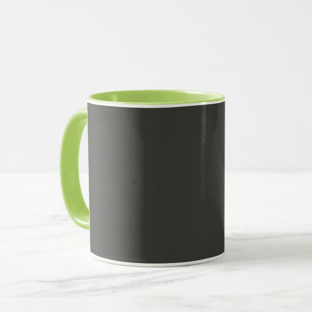 Black olive (solid color)  mugg (Framsida vänster)