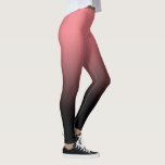 Black Ombre Leggings<br><div class="desc">En enkel mönster,  övertoning färg tonade från  rosa till svart.</div>