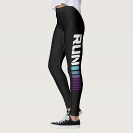 Black Ombré Springa Active Sports Leggings