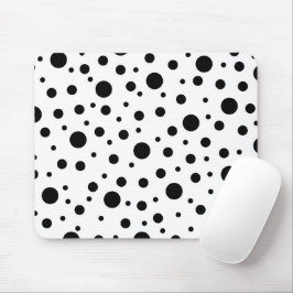 Black on White Polka Dot Mönster Baby Blanket Tote Musmatta