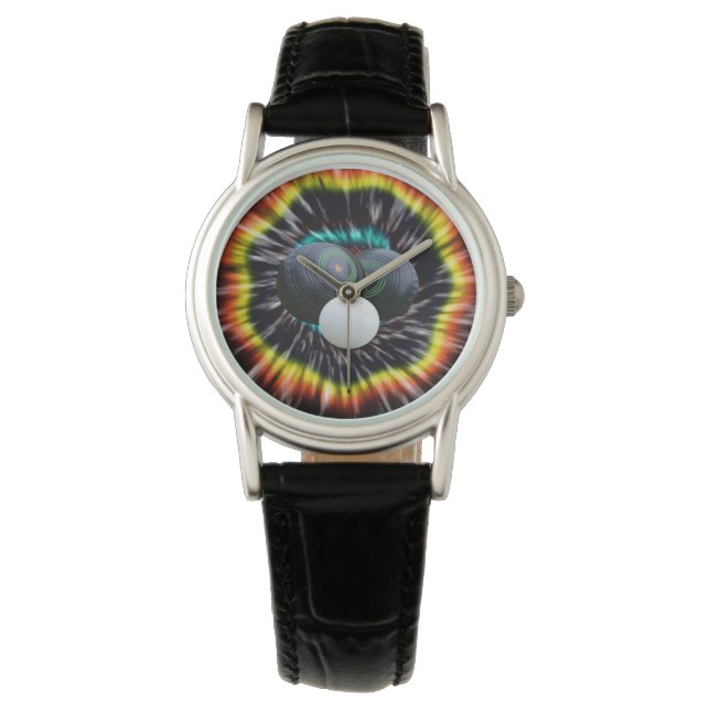 Black Opal Gräsmatta Bowls Tie Dye Armbandsur (Framsida)