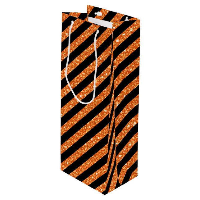 BLACK & ORANGE GLITTER LOOK HALLOWEEN (Framsidan Vinklad)