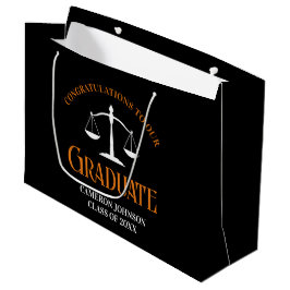 Black Orange Law School Studenten Lawyer