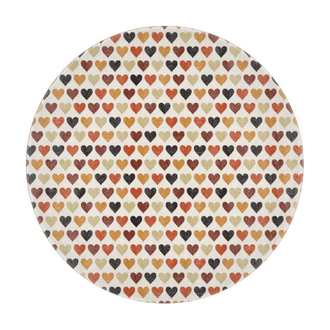 BLACK ORANGE RED BROWN FALL HEARTS (Framsidan)