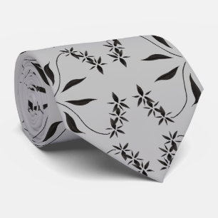 Black Orchid Abstrakt Flower Mönster Slips