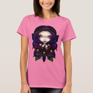 Black Orchid Fairy gothic-blomma Shirt Tröja