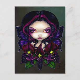 "Black Orchid Fairy" vykort