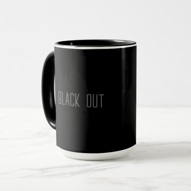 Black Out - Typografi Kopp (Framsida vänster)