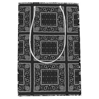 Black Paisley Bandana Birthday Hip hop Rap Scarf