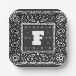 Black Paisley Bandana Birthday Hip hop Rap Scarf