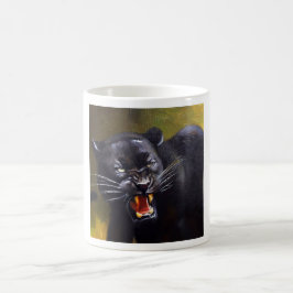 Black Panther (13) Vild katt Kaffemugg