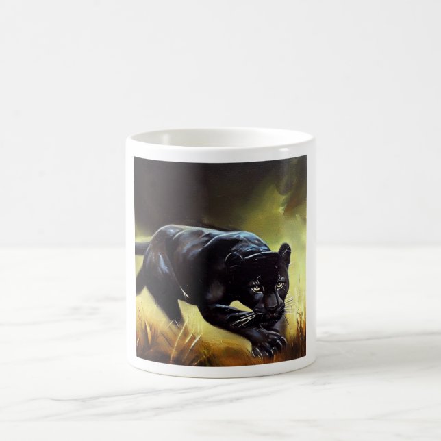 Black Panther (9) Vild katt Kaffemugg (Center)