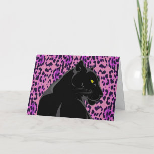 BLACK PANTHER ART CARD BLANK IN SIDE KORT