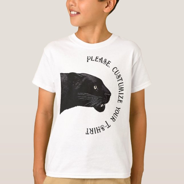 Black Panther av Toshi Yoshida T Shirt (Framsida)