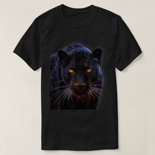 Black Panther Big Cat T Shirt (Design framsida)