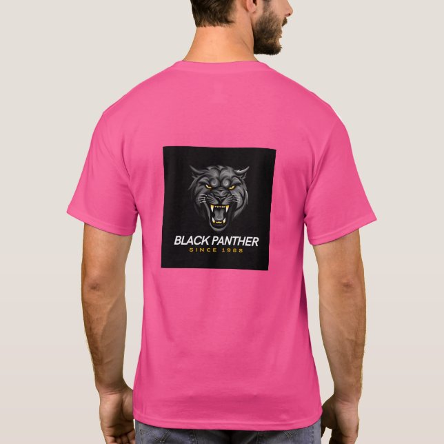 Black Panther Fierce-grafik T-Shirt (Baksida)