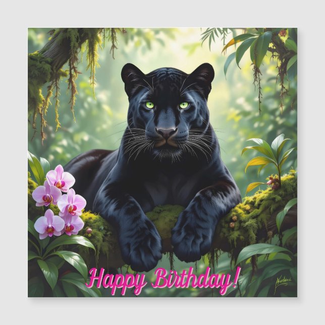 Black Panther i Jungle (Framsida)