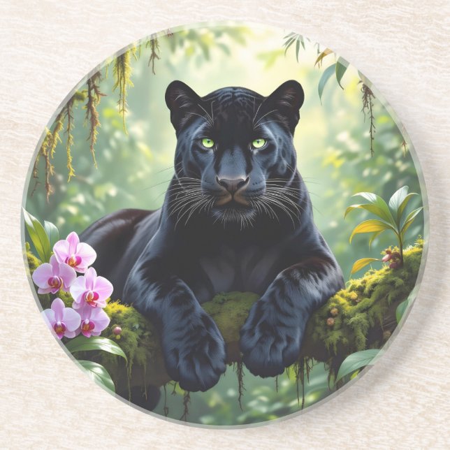 Black Panther i Jungle Underlägg (Framsidan)