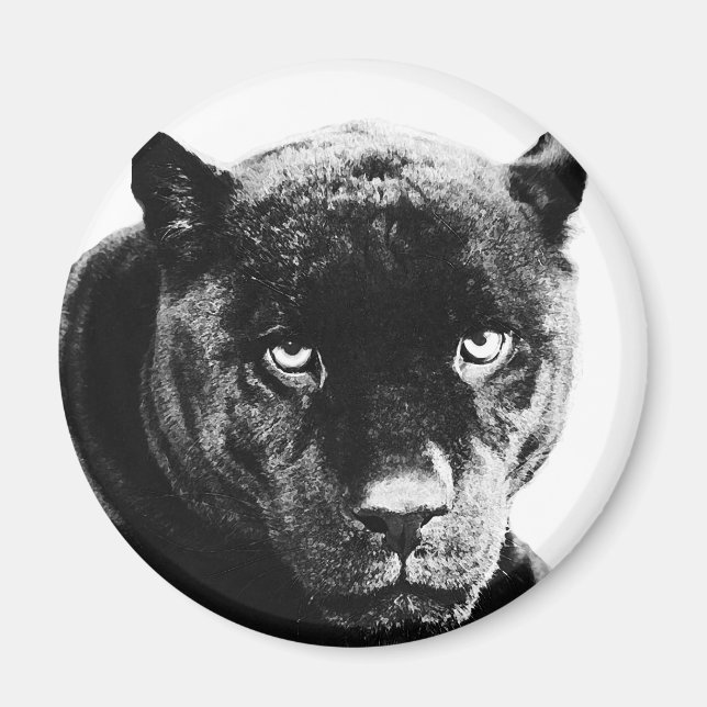 Black Panther Jaguar Magnet (Framsidan)