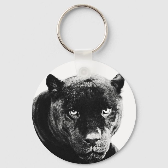 Black Panther Jaguar Nyckelring (Framsida)