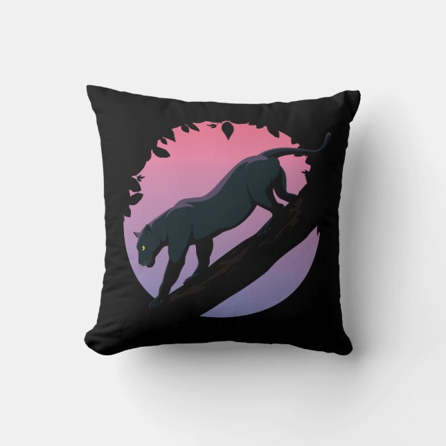 Black Panther Jungle Animal Kudde (Framsida)